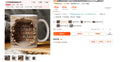 แก้วมัคเซรามิกข้ามพรมแดนออกแบบ 3D พื้นที่สร้างสรรค์แก้วมัคอเนกประสงค์ Biikshelf Mug การออกแบบตกแต่ง